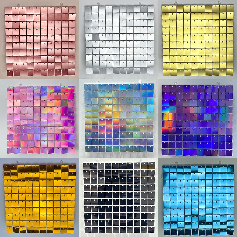 Sequin Fabric Panel - 18 Pcs Sequin Panel Background Birthday