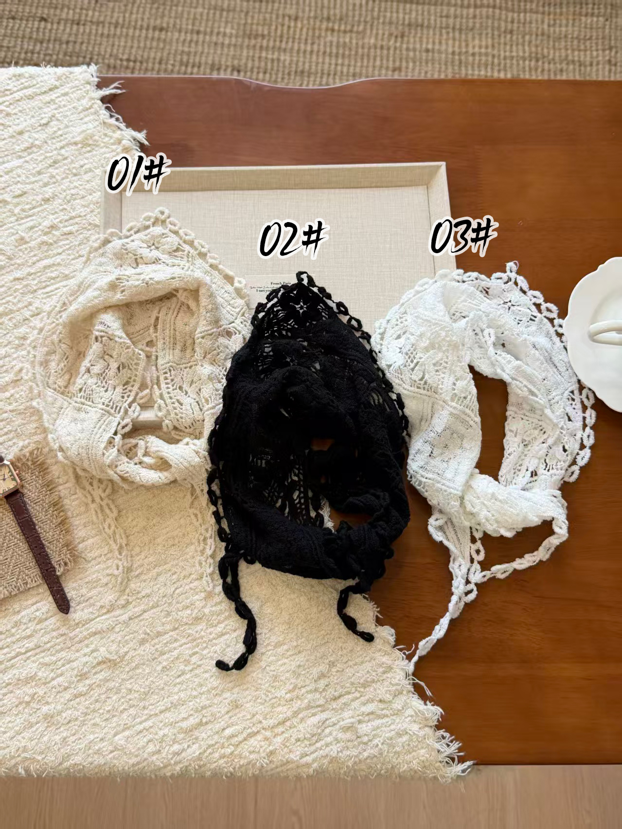 Tassel Fringe Trim - Women Tassel Wrap Shawl Flower Lace