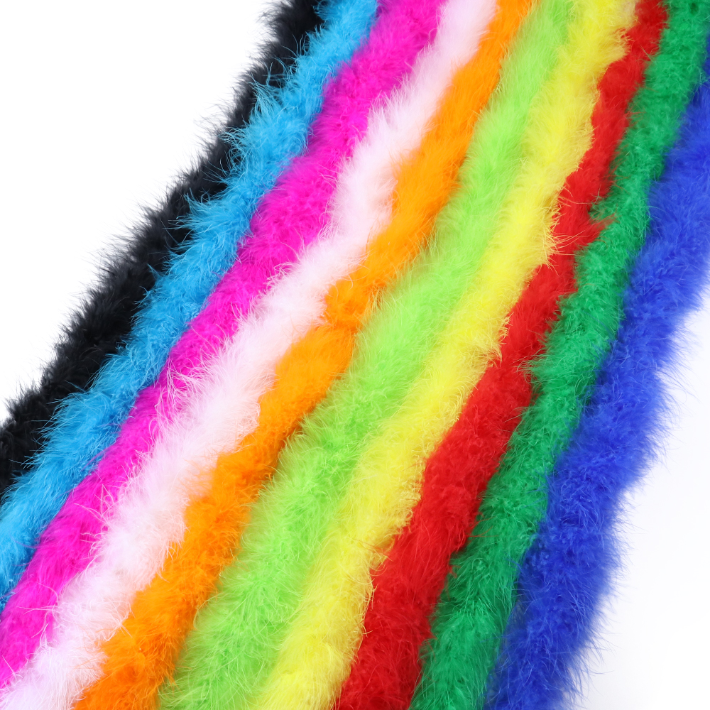 Feather Trim Marabou - 18-20g Turkey Marabou Feather Boa 2M