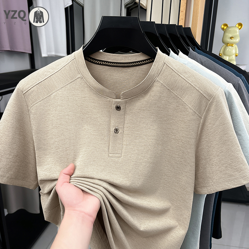 2026 Fashion Men's Henley Neck – обзор и цена Embellish Knit