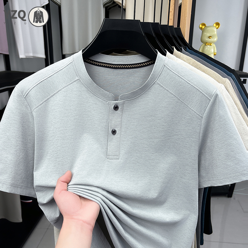 2026 Fashion Men's Henley Neck – обзор и цена Embellish Knit