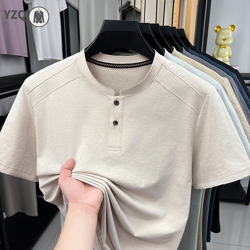 2026 Fashion Men's Henley Neck – обзор и цена Embellish Knit