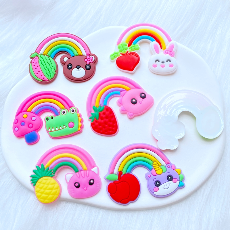 10Pcs New Cute Fruit Animal Ra – обзор и цена Embellishment Glue Craft