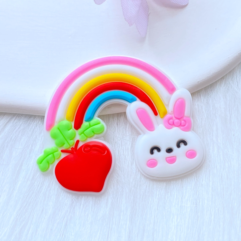 10Pcs New Cute Fruit Animal Ra – обзор и цена Embellishment Glue Craft