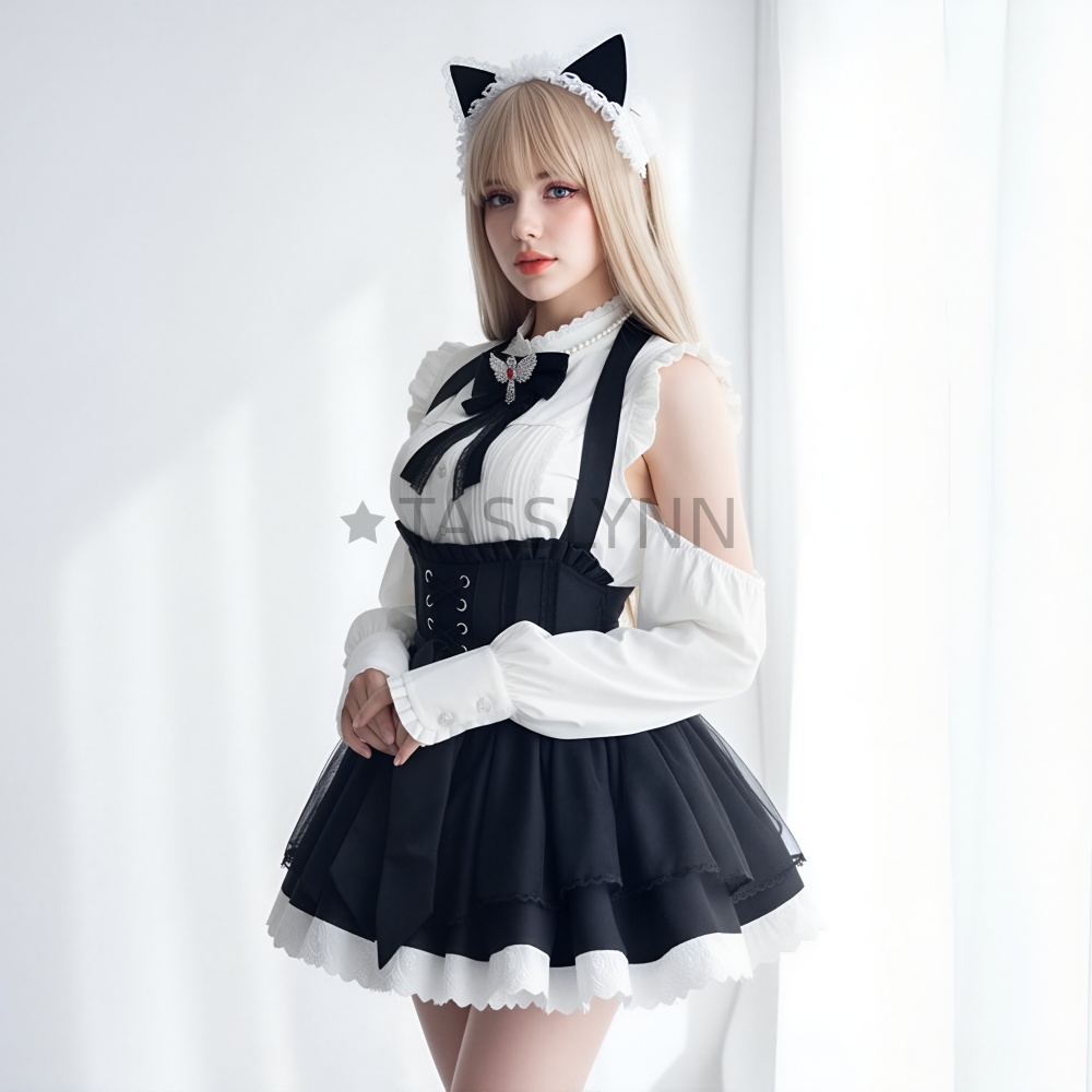 Cat Ear Nun Maid Dress Women's – обзор и цена Embellish Knit