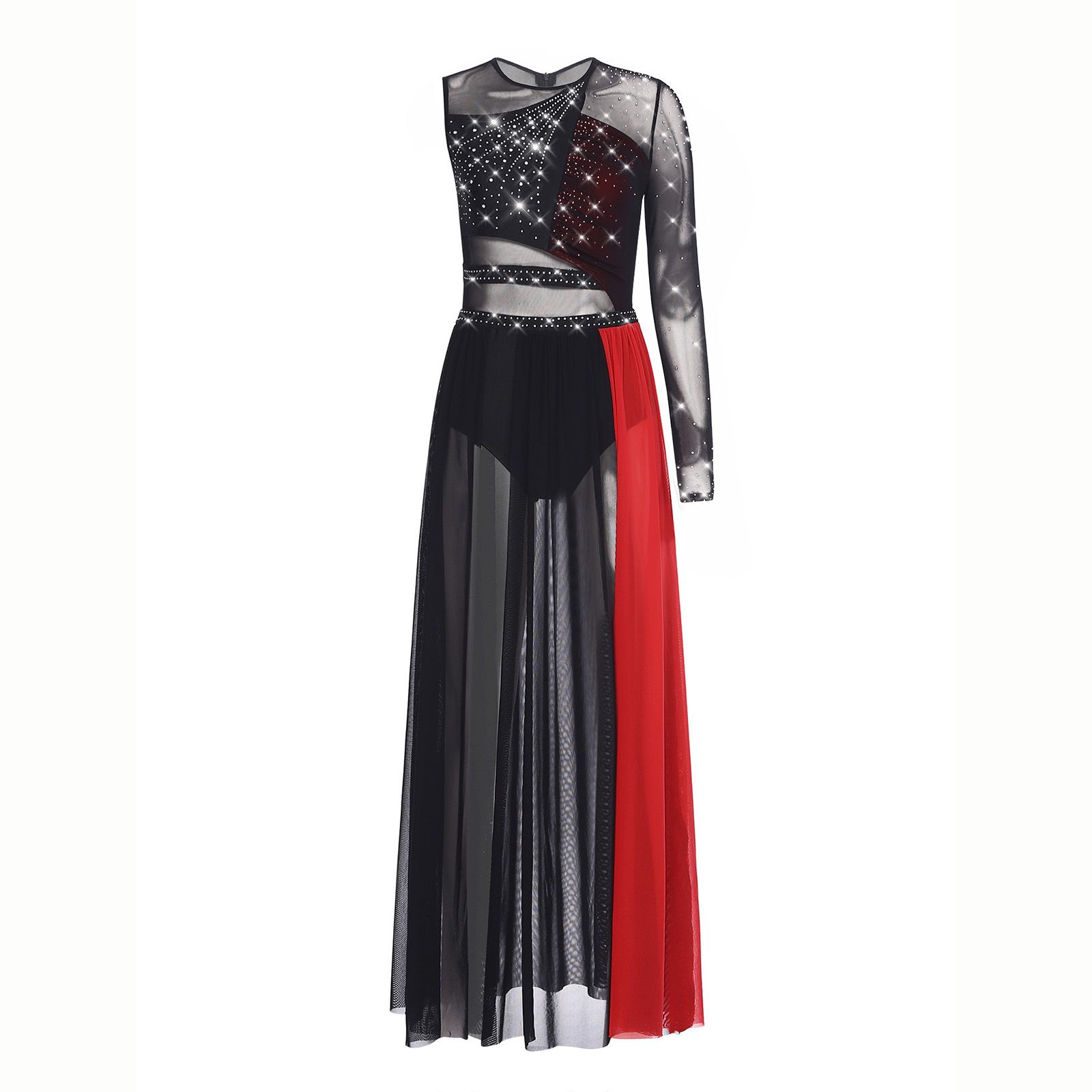 Women Lyrical Dance Costume Rh – обзор и цена Rhinestone Banding Trim