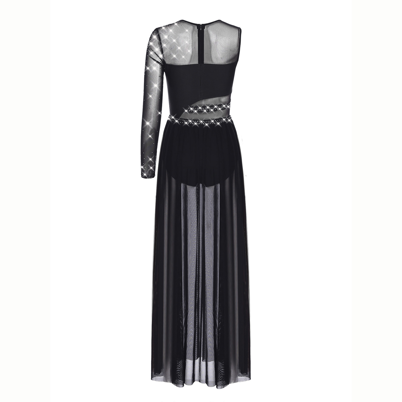 Women Lyrical Dance Costume Rh – обзор и цена Rhinestone Banding Trim