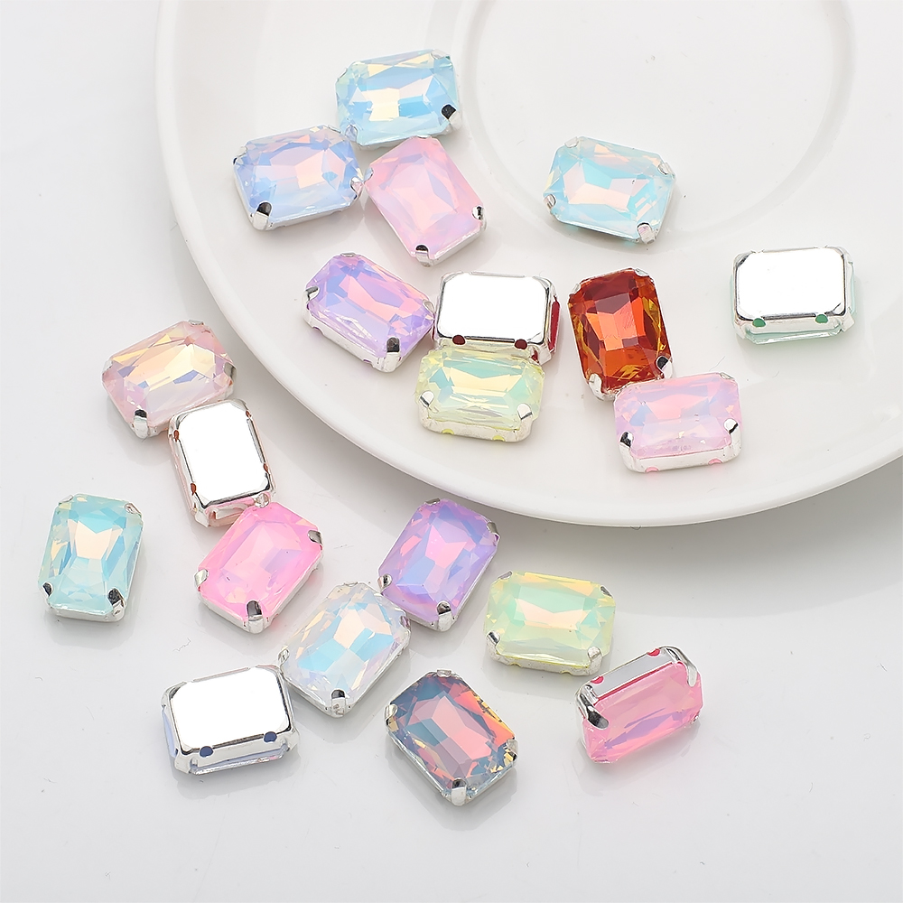 10 Pcs 10x14mm Sew On Rhinesto – обзор и цена Sew On Rhinestone