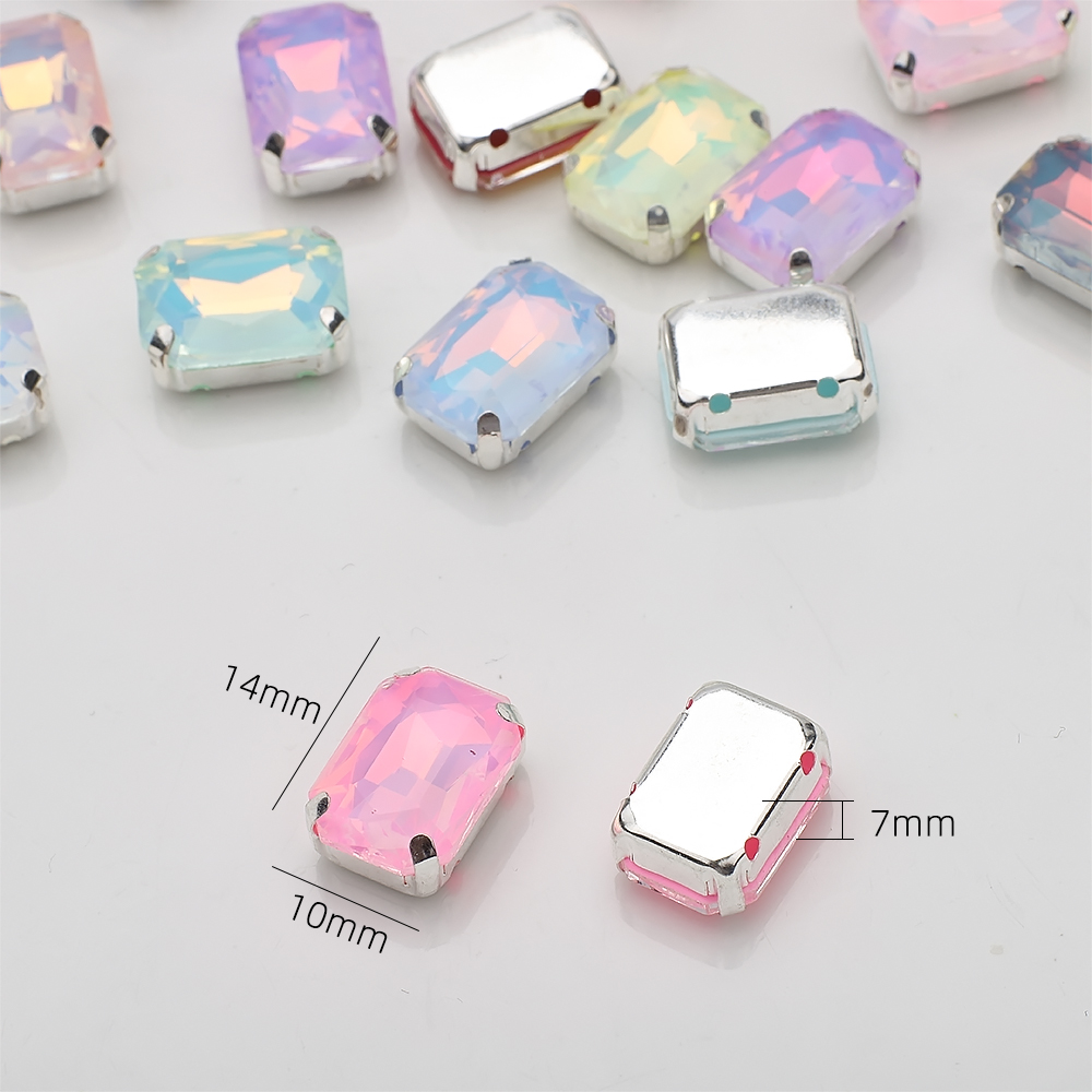 10 Pcs 10x14mm Sew On Rhinesto – обзор и цена Sew On Rhinestone