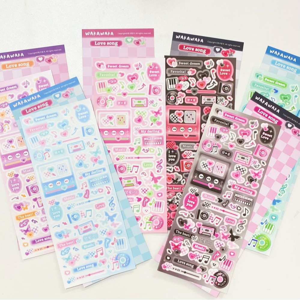 SCRAPBOOK Music Decorative STI – обзор и цена Glitter Vinyl Roll
