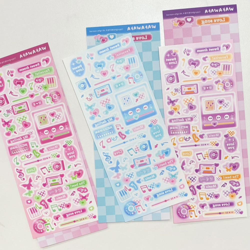 SCRAPBOOK Music Decorative STI – обзор и цена Glitter Vinyl Roll