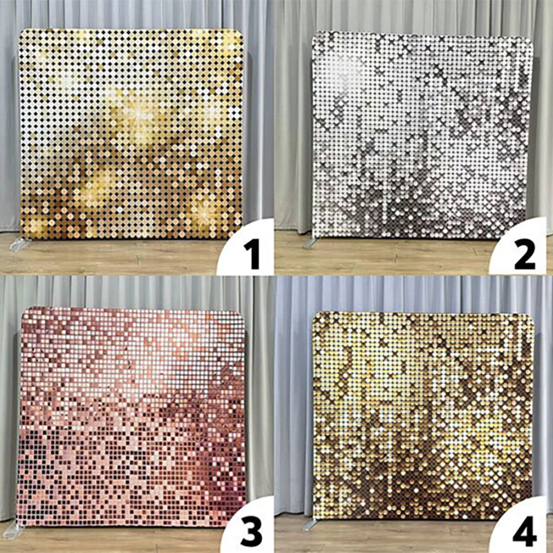 8x8ft Gold Glitter Photo Fabri – обзор и цена Sequin Fabric Panel