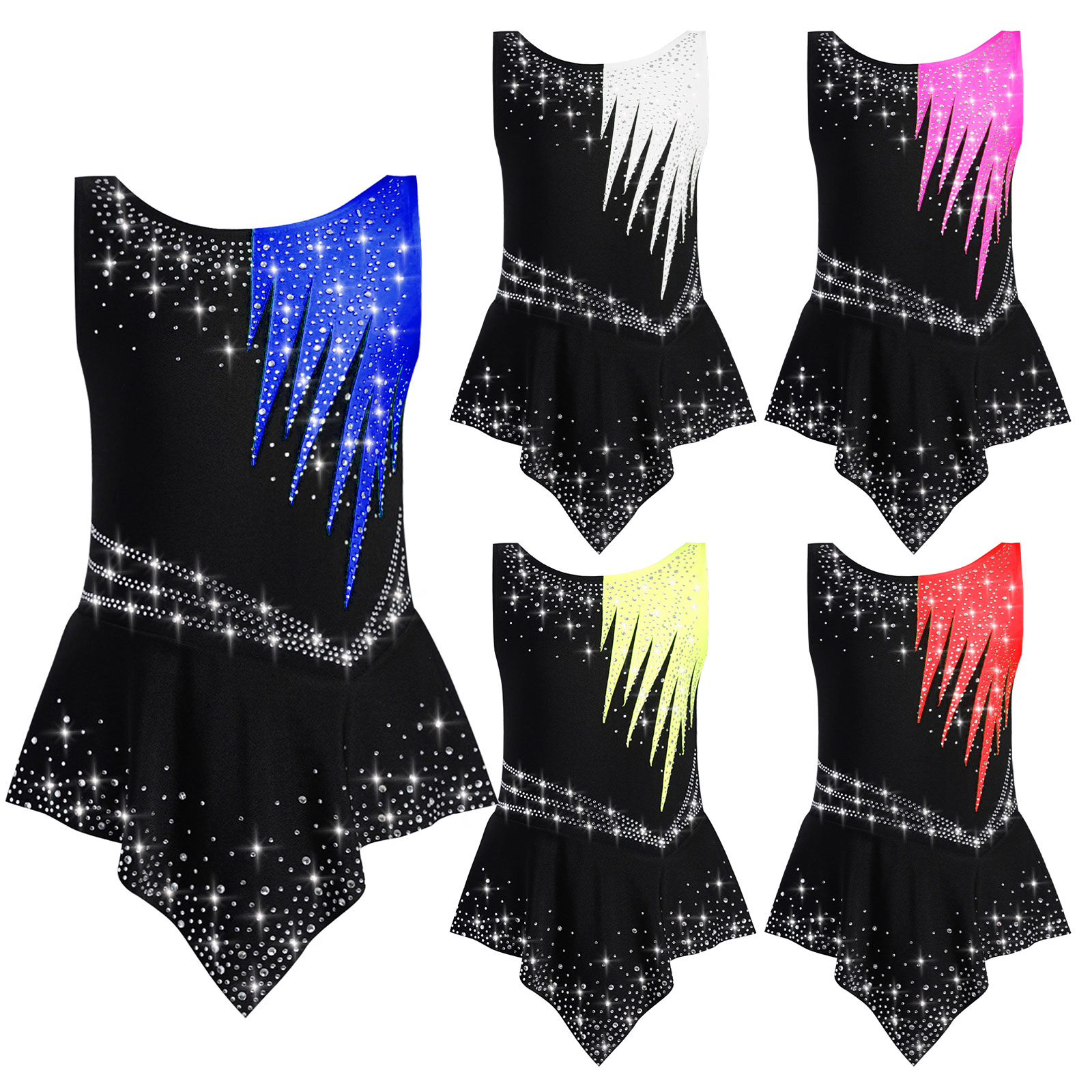 Girls Rhinestones Contrast Col – обзор и цена Rhinestone Banding Trim