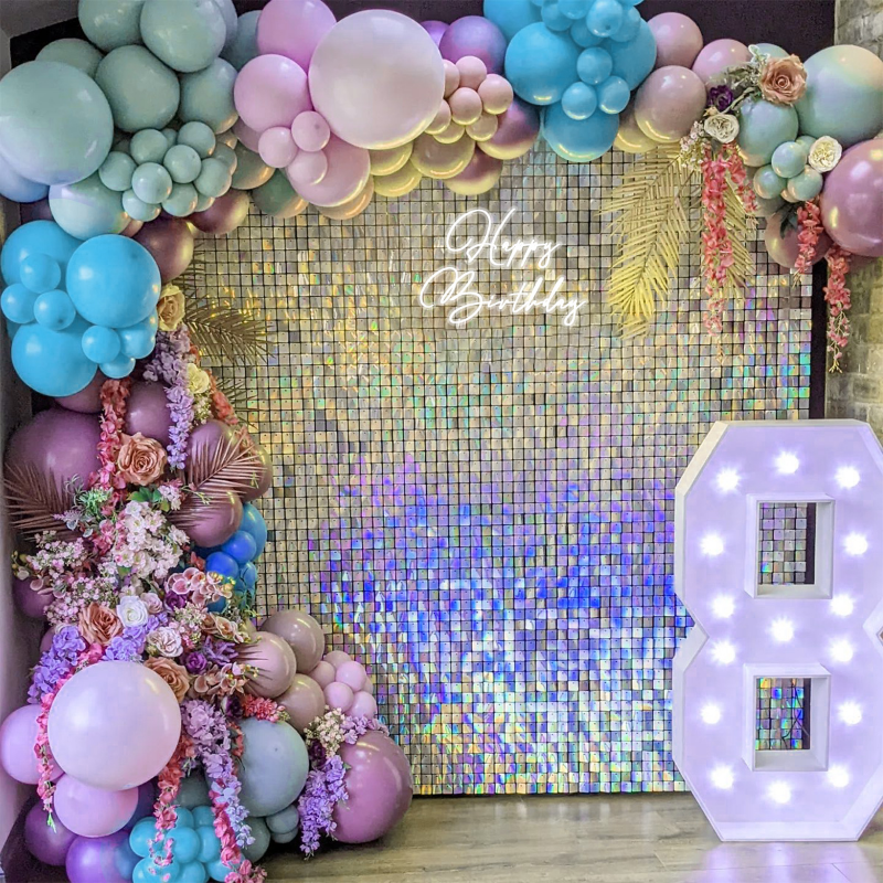 18 Pcs Sequin Panel Background – обзор и цена Sequin Fabric Panel