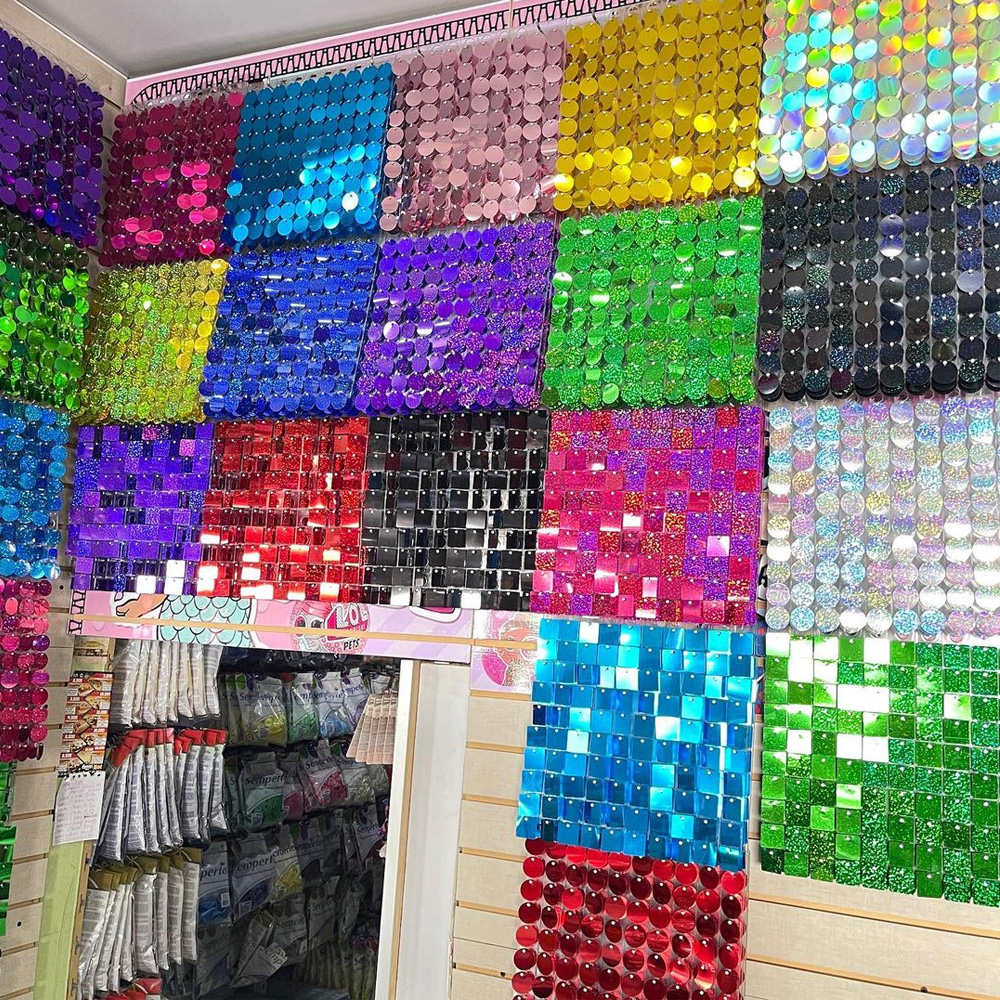 Party Backdrop Decorations Seq – обзор и цена Sequin Fabric Panel