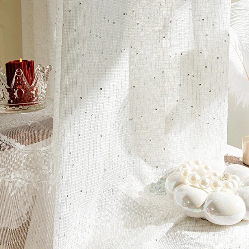 French Sheer Curtains for Livi – обзор и цена Sequin Fabric Panel