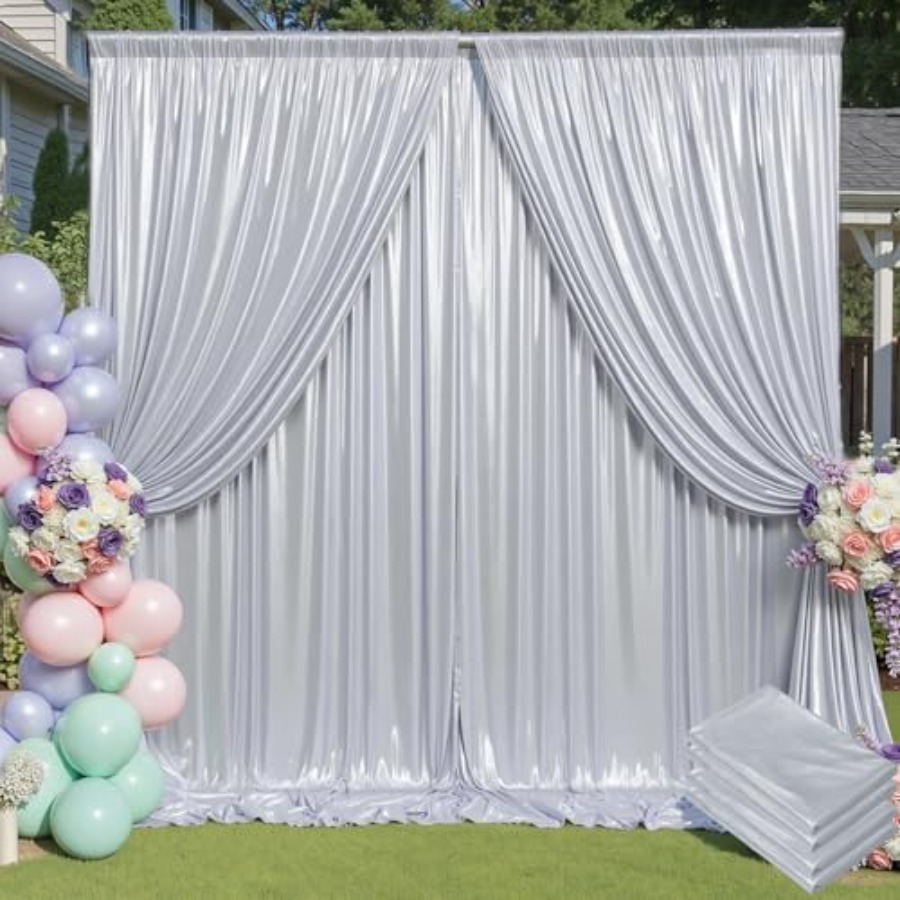 Parties and weddings: silver s – обзор и цена Sequin Fabric Panel