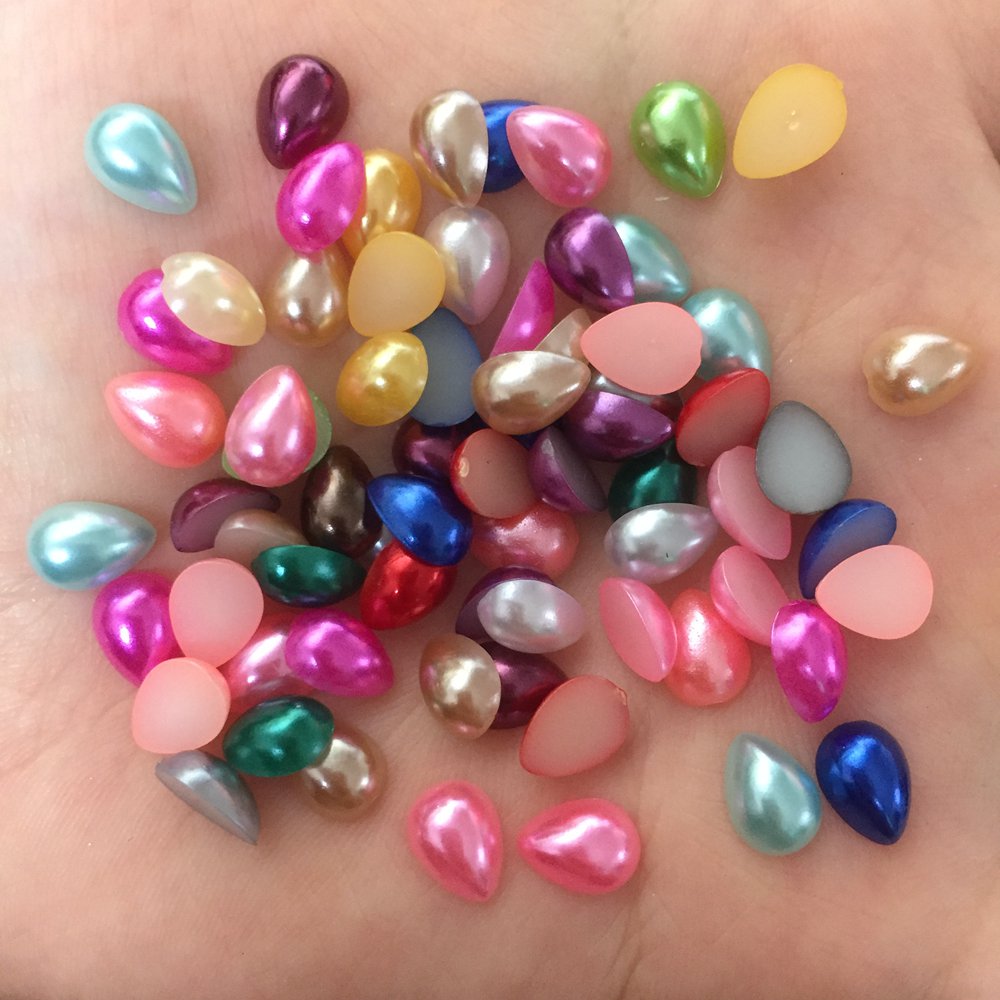 200PCS Resin Cute Drop Pearl B – обзор и цена Embellishment Glue Craft