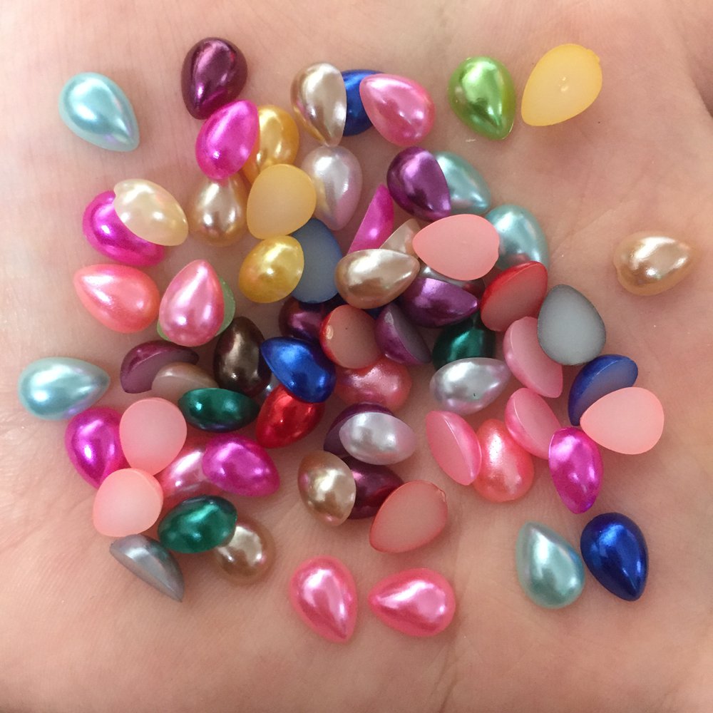 200PCS Resin Cute Drop Pearl B – обзор и цена Embellishment Glue Craft