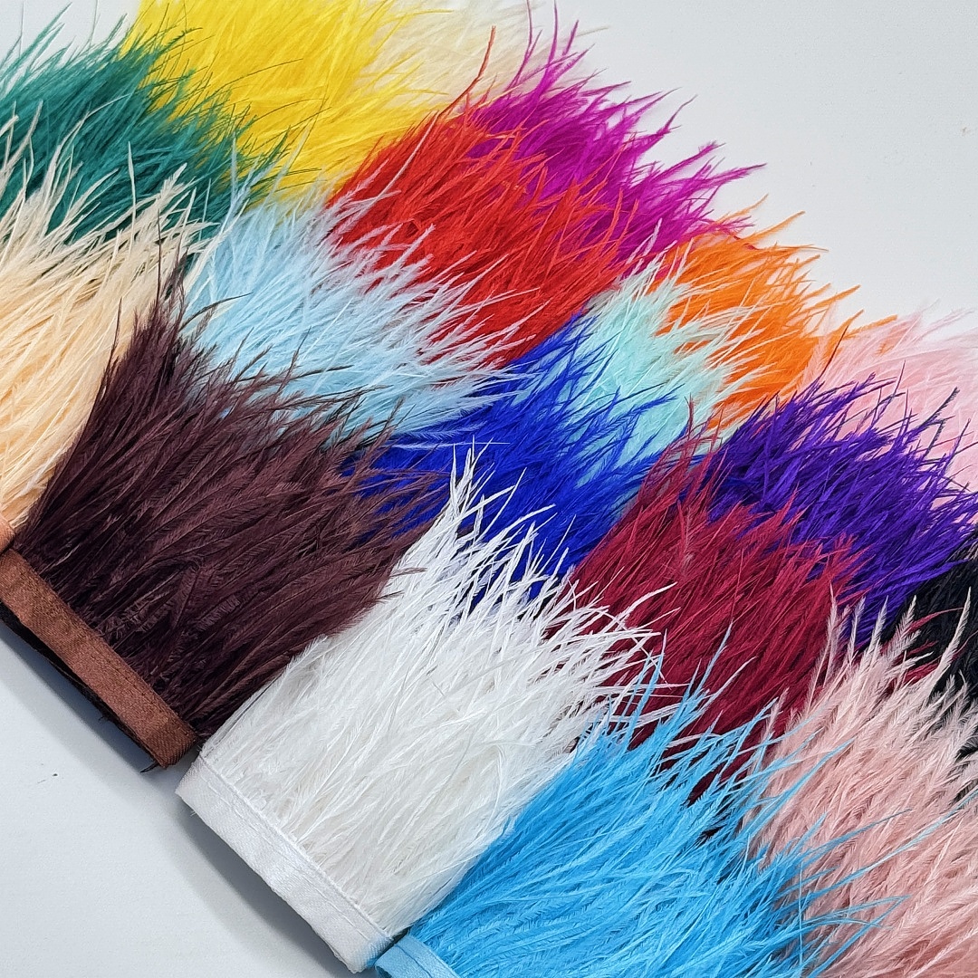 100CM Natural ostrich Feather  – обзор и цена Feather Trim Marabou