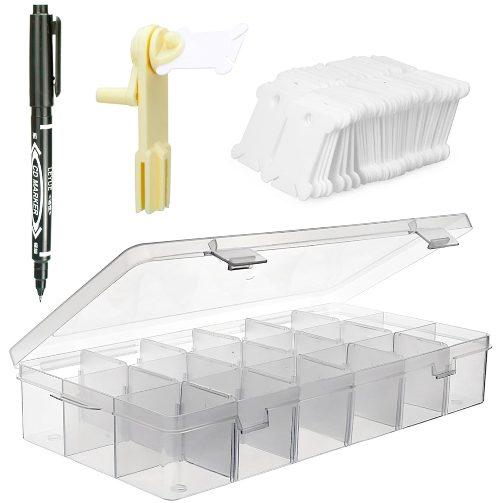 Embroidery Floss Organizer 18  – обзор и цена Craft Embellishment Storage