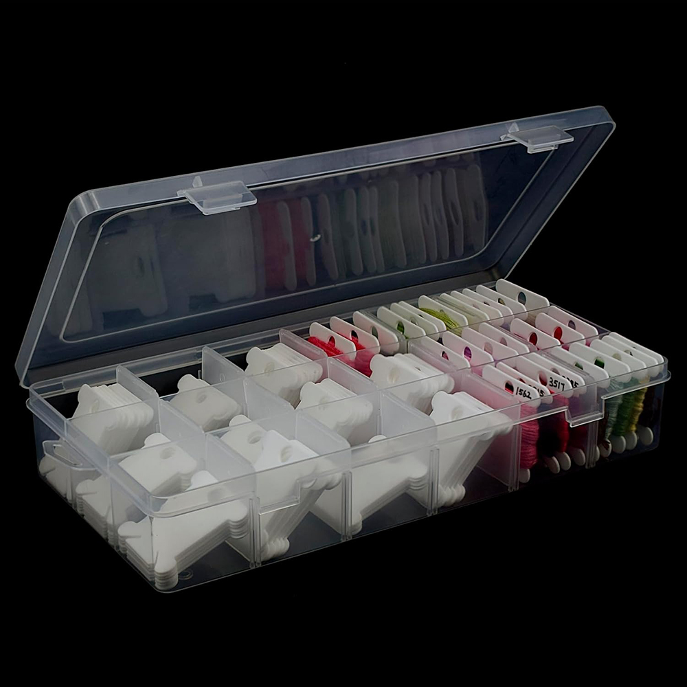 Embroidery Floss Organizer 18  – обзор и цена Craft Embellishment Storage