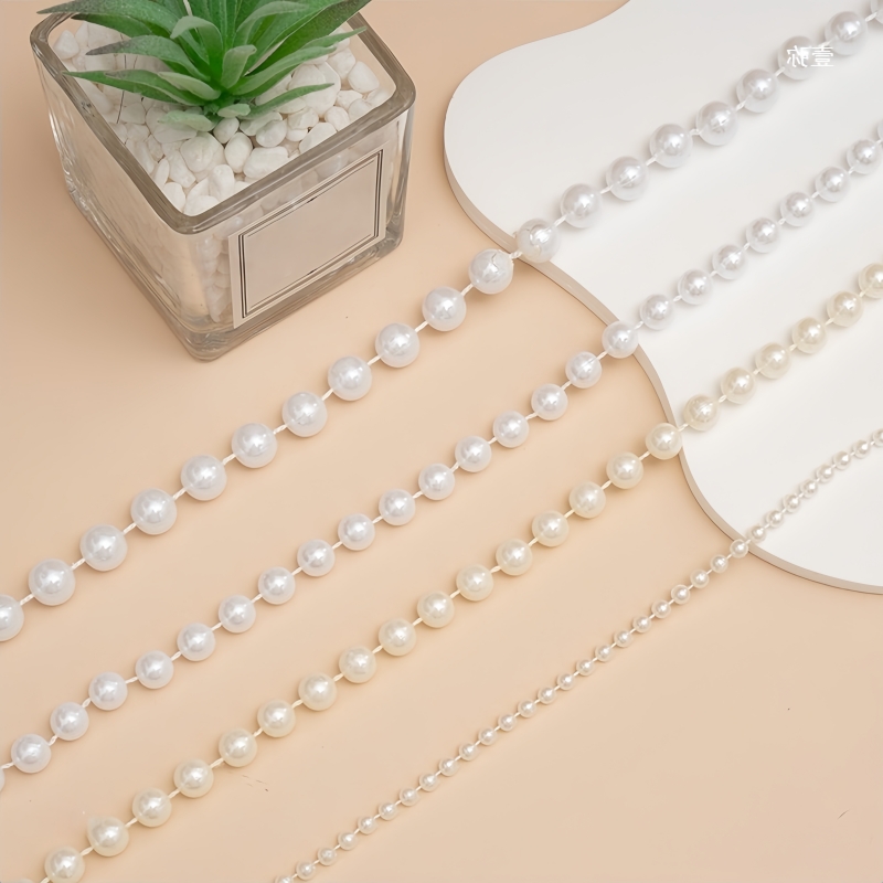 2/5m ABS Imitation Pearl Bead  – обзор и цена Pearl Trim Chain
