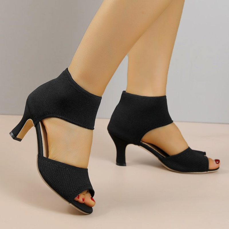 Summer New Peep Toe High Heel  – обзор и цена Embellish Knit