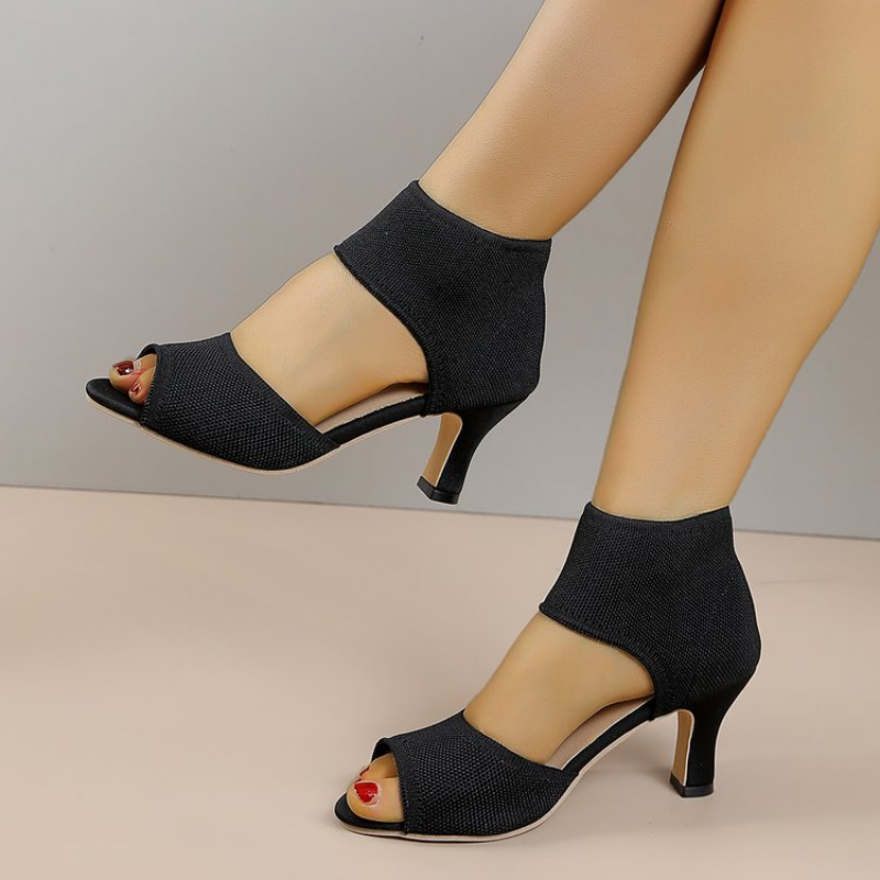 Summer New Peep Toe High Heel  – обзор и цена Embellish Knit