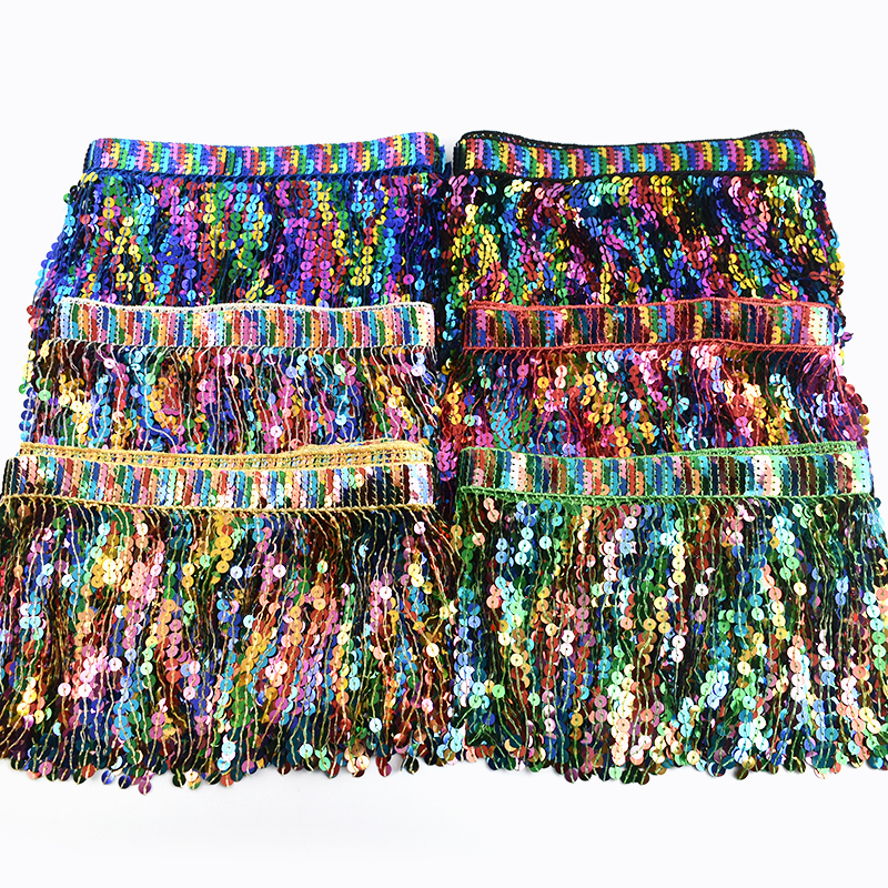 5/10Yards Sequin Fringe Tassel – обзор и цена Beaded Trim Fringe