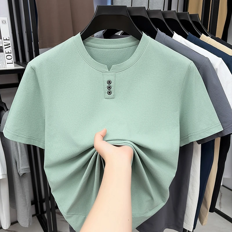Mens Casual Henley Neck T Shir – обзор и цена Embellish Knit
