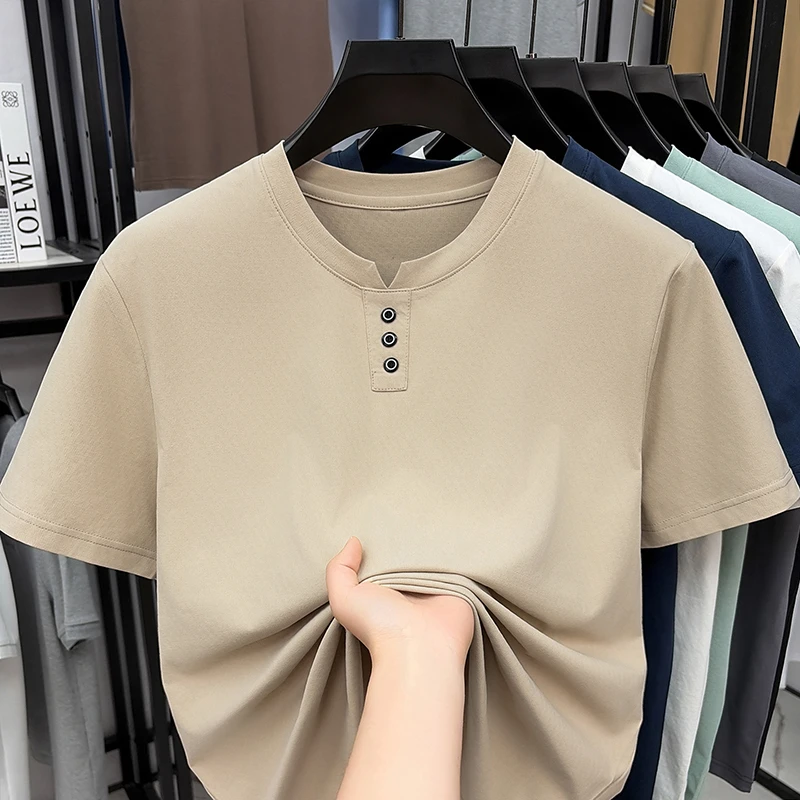 Mens Casual Henley Neck T Shir – обзор и цена Embellish Knit