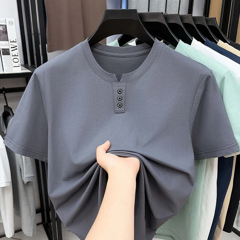 Mens Casual Henley Neck T Shir – обзор и цена Embellish Knit