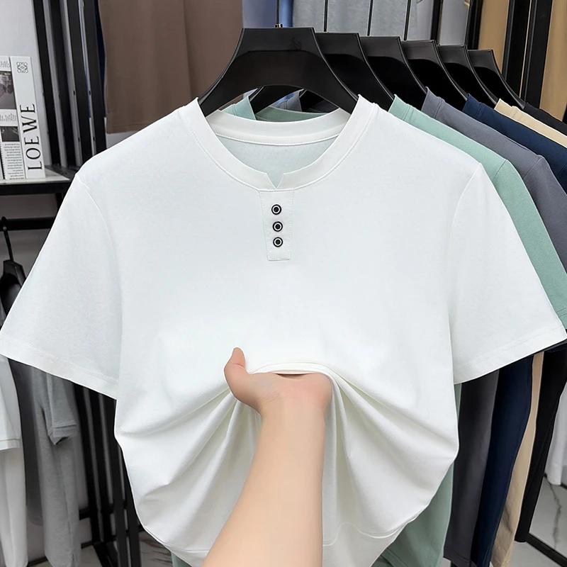 Mens Casual Henley Neck T Shir – обзор и цена Embellish Knit