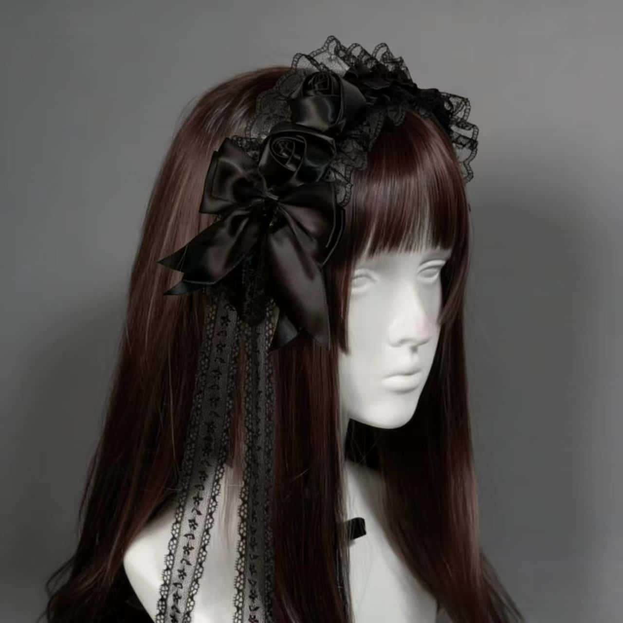 Gothic Lolita Lace Headbands f – обзор и цена Tassel Fringe Trim