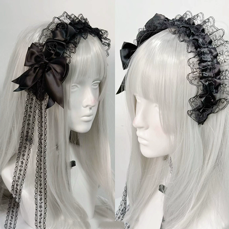 Gothic Lolita Lace Headbands f – обзор и цена Tassel Fringe Trim