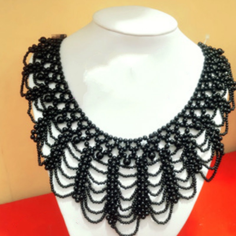New Pearl Beaded Lace Trim Col – обзор и цена Beaded Trim Fringe