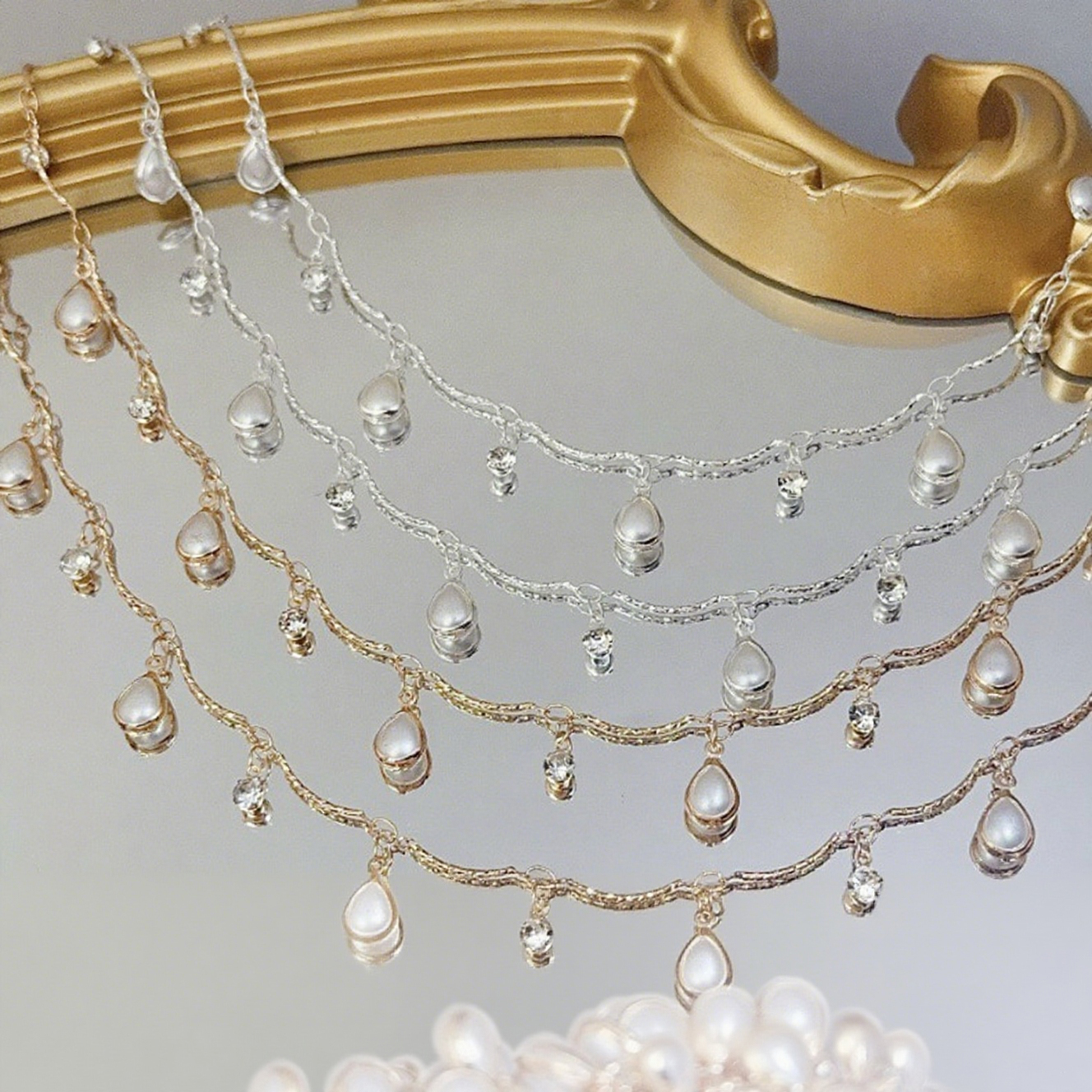 0.5/1/2M Exquisite Curved Stic – обзор и цена Pearl Trim Chain