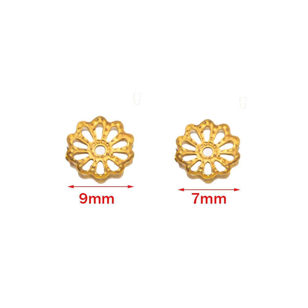 200pcs 7/9mm Filigree Flower H – обзор и цена Embellishment Crafts
