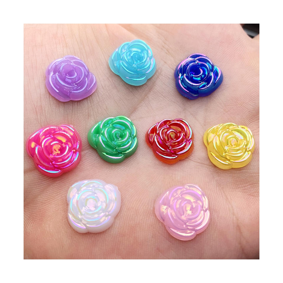 40pcs 14mm Gold Rose Flowers R – обзор и цена Embellishment Glue Craft