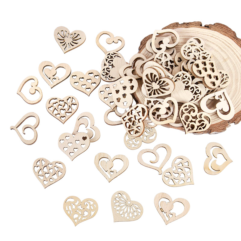 50/100pcs Hollowed Heart Patte – обзор и цена Embellish Craft