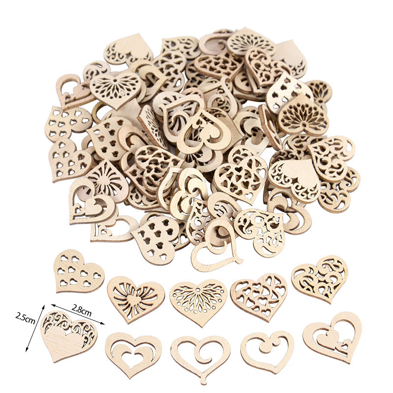 50/100pcs Hollowed Heart Patte – обзор и цена Embellish Craft