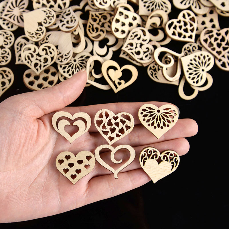 50/100pcs Hollowed Heart Patte – обзор и цена Embellish Craft
