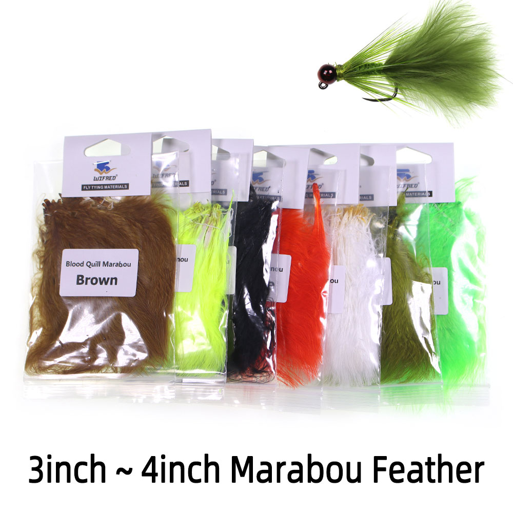 3.5g/Pack 3~4 inch Natural Mar – обзор и цена Feather Trim Marabou
