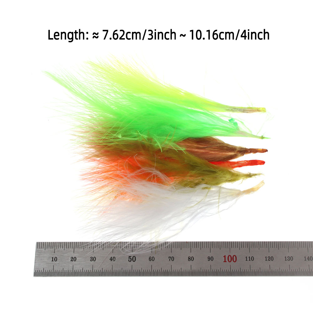 3.5g/Pack 3~4 inch Natural Mar – обзор и цена Feather Trim Marabou