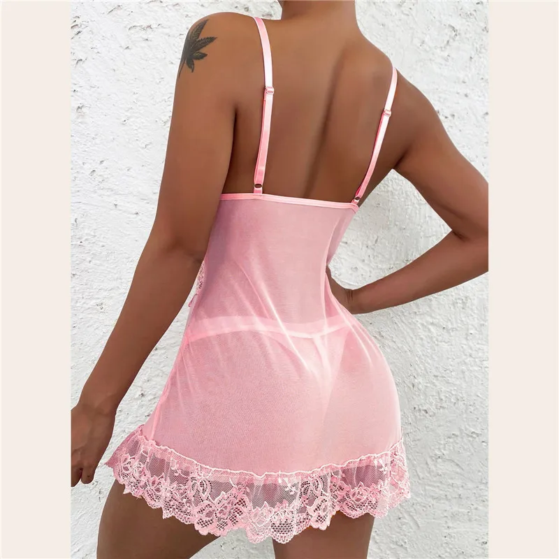 Sexy Sleepwear Deep-V Night Dr – обзор и цена Tassel Fringe Trim