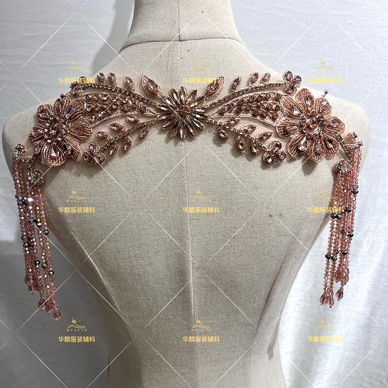 Hand Beaded Fringe Trim with P – обзор и цена Beaded Trim Fringe