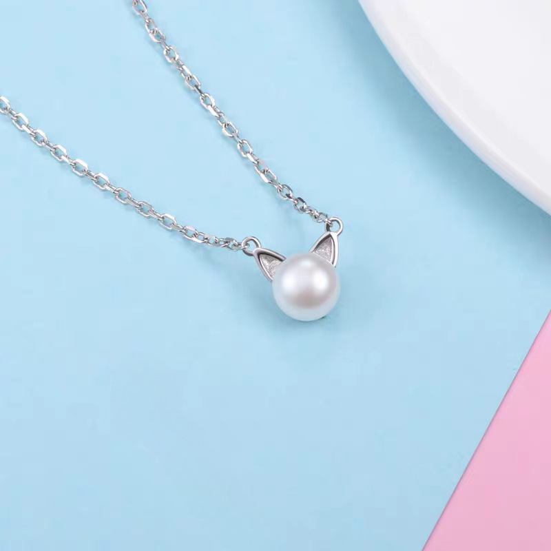 Fashion 925 Sterling Silver Je – обзор и цена Pearl Trim Chain