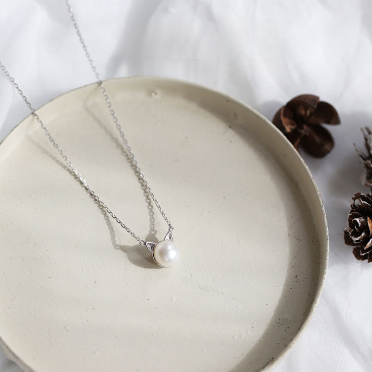 Fashion 925 Sterling Silver Je – обзор и цена Pearl Trim Chain