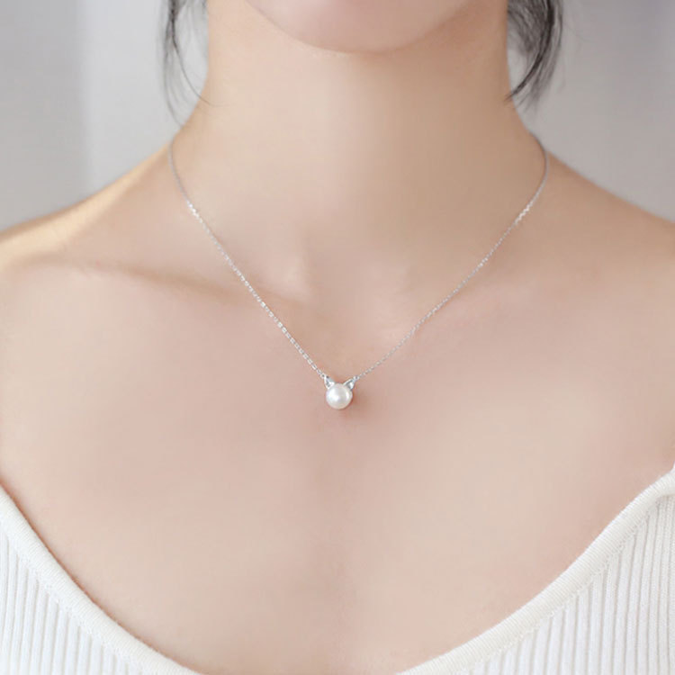 Fashion 925 Sterling Silver Je – обзор и цена Pearl Trim Chain